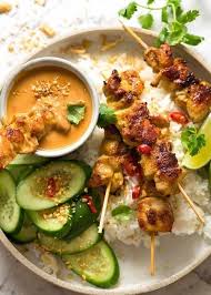Thai Chicken Satay With Peanut Sauce Recipe In 2020 Recipetin Eats Recipes Healthy Recipes