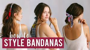You guys requested i do a video on how i wear my bandanas ( since i wear them like every day!) so here it is! 5 Ways To Style A Bandana Quick Easy Hair Tutorials Youtube