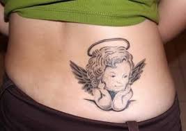 Tatuajele pe spate sunt indicate celor care au deja experienta in desenarea corpului lor. Tatuaj Inger 3 Angel Tattoo For Women Girl Back Tattoos Lower Back Tattoos
