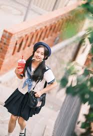 jk少女_图片欣赏美图作品_随遇_七豆_艺图语