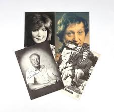 Four Vintage Autographs, Signed Promotional Cards, Cilla Black, Charlie  Williams, Ken Dodd, Millican & Nesbitt, Job Lot, Historic Figures