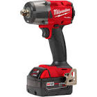 M18 FUEL 18V Brushless Cordless Mid Torque 1/2 -inch Impact Wrench with Pin Detent XC 5.0 Kit 2962P-22 Milwaukee Tool