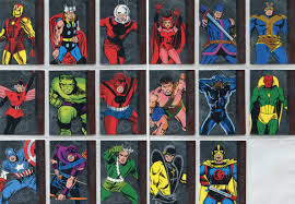 Endgame theme with bringing amazing storyline and traveling in time concept, marvel cinematic universe has broken all the records with the endgame installment of avengers series. Marvel Avengers Silver Age Avengers Assemble Complete 17 Chase Card Set Ebay