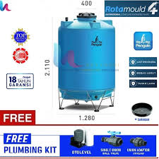Beli tangki air penguin 500 online berkualitas dengan harga murah terbaru 2021 di tokopedia! Jual Tangki Air Tandon Air Toren Air Penguin Total Drain Td 200 2000 L Lucyandri Home Solution