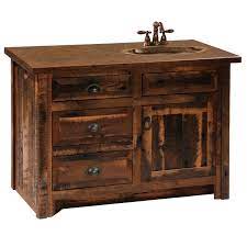 Traditionally this really is the most usable cupboard of the restroom. Barnwood Vanity Without Top 36 42 48 Inch Sink Left Right And Ce