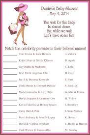 Personalized Pink Brown Diva Mommy Celebrity Trivia Baby Shower Game Maybe Baby Shower Personalized Baby Shower Favors Custom Baby Shower