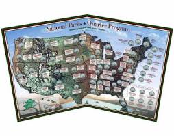 These were the first of their kind since 1954, and were struck in limited quantities for collectors (not released for circulation). Amazon Com National Parks 56 Coin Quarter Map Made In Usa Everything Else National Parks Coins Coin Collecting Books
