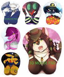 NEW Furry Anthro Mammal 3D Mouse Pads Breast Gaming Wrist Rest Multi Design  Anime Manga Mouse Mat
