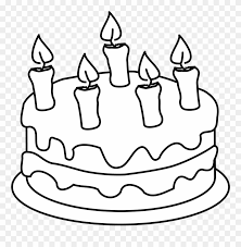 Every child wants a big and beautiful birthday cake on their birthday. Happy Birthday Cake Clipart Colouring Pages Of Cake Png Download 48213 Pinclipart