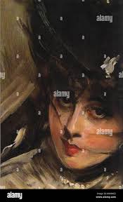 Belle epoque painting dress hi-res stock photography and images