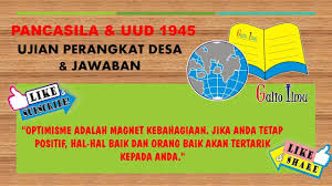 Check spelling or type a new query. Soal Tes Perangkat Desa Tentang Pancasila Dan Uud 1945 Jawabanku Id