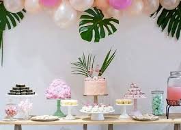 Anniversaire Tropical Pastel Anniversaire Tropical Articles De Fete Anniversaire