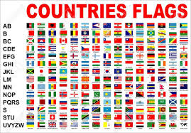 World map with countries names and borders. Countries Flags Countries And Flags World Flags With Names Flags Of The World