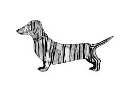Black And White Dachshund Drawing Dachshund Illustration By Carissa Tanton Print Available On Etsy Sausage Dog Black And White Wall Art Dachshund Print Dog Print Art Sausage Dog