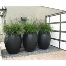 The pacifica square planters have a classic square shape with curved lines. Large Black Planter Ideas On Foter