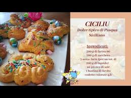 Aggiungere lo zucchero e il lievito e mescolare. Ciciliu Biscotti Tipici Pasquali Siciliani Youtube