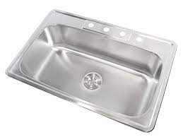The rim of the sink sits on the countertop. 22 X 33 Kitchen Sinks You Ll Love In 2021 Wayfair