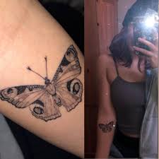 The meaning of feather tattoos also depends on the bird, which was the. Peacock Butterfly From Series Of Designed Butterflies By Jess Nardo Crown And Feather Tattoo Co In Philadelphia Pa Tattoos