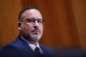 Asked about trans athletes, Cardona vows to support civil rights of all  students