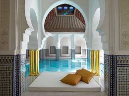 Since moroccan art is geometric in nature, you can use stencils to deliver a similar look. A Designer S Guide To Marrakech Architectural Digest