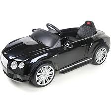 Bentley Authorized Bentley Continental Gt Speed Convertible Luxury Upgraded Version 12v Electric Ride On Car Led Kids Vehicle With Remote Control Black Lear