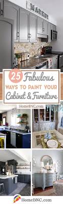 Painting kitchen cabinets shouldn't be an intimidating task—you can always redo it, after all—but that doesn't mean it isn't one. 25 Best Kitchen Cabinet And Furniture Painting Ideas For 2021