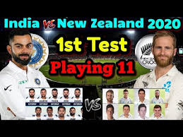 The final practice sessions will take place today in auckland, and the match will begin at 11:30 am ist (07:00 pm local time). India Vs New Zealand 1st Test 2020 Both Teams Playing 11 Ind Vs Nz Test 2020 Youtube