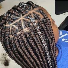 For these triangle box braids, you need to first deeply moisturize your hair and split it into small triangle shaped parts. 35 Summer Braids Styles For Black Women