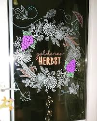 Neu und unbenutzt, noch eingeschweißt, incl. Herbst Fensterkreide Auf Kreidetafeln Schreiben Kreide Kreidemalerei