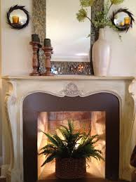 Amy Scott Interior Design Fireplace Decor Summer Candles In Fireplace Fireplace Decor