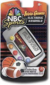 It's actually very easy if you've seen every movie (but you probably haven't). Best Buy Irwin Toy Trivia Games Nbc Sports Electronic Handheld Game 2119