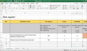Register view columns setting saved successfully. Risk Register Template Track Risks And Stop Worrying With Examples