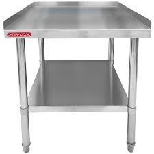 Refuse to mess in the kitchen. Cater Cook Ck8610 Stainless Steel 610mm Wide Equipment Stand With Undershelf