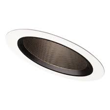Sloped ceiling recessed lighting led trims eyeball emoji's. Halo 6 In Black Recessed Lighting Sloped Ceiling White Trim With Baffle 498p The Home Depot