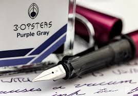 Thinkthursday 3 Oysters Purple Gray We Went Foraging For Oyster Mushrooms And Found This Purple Gray Ink Fpn Fpgeeks F Purple Grey Anderson Pens Purple