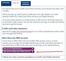 We'll block the card from future use and issue you a new card. How To Signup Login Rbs Credit Card Online Services Banking Finance