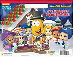 Bubble guppies at christmas coloring page print. It S Time For Christmas Bubble Guppies Big Coloring Book Amazon Co Uk Golden Books Golden Books 9780385384094 Books