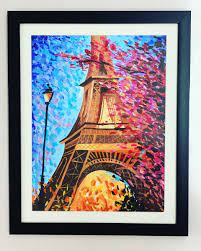 When you're looking to showcase a cherished family. Eiffel Blossoms Canvas Painting