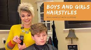 How To Boys Haircut With Clippers Boys Haircut At Home Youtube