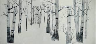 Black And White Aspen Tree Pictures Gallery Art Aspen Tree Painting Original Landscape Winter Landscape Oil Painting Fine Art Painting Origina Colorado Wall Art Tree Painting Aspen Trees Painting