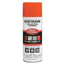 Rust Oleum 1653830 Industrial Choice Spray Paint Osha Safety Orange 12 Oz Walmart Com Walmart Com