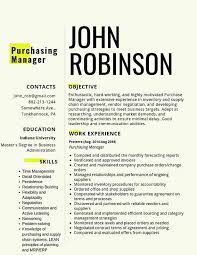 Purchasing Manager Samples Templates Pdf Word 2021 Purchasing Manager Resumes Bot