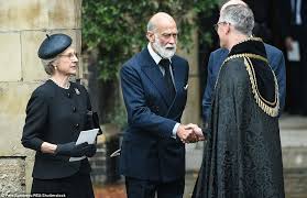 Birgitte Duchess Of Gloucester Birgitte Duchess Of Gloucester And Prince Michael Of Kent At The Funeral Of Patricia Countess Mountbatt Prince Michael Of Kent George Duke Royal Family England