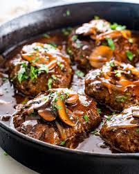 Salisbury Steak Salisbury Steak Recipes Salisbury Steak Round Steak Recipes