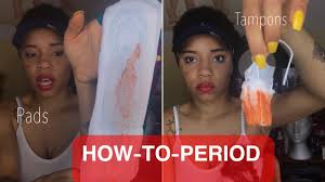 The choice between tampons and pads can be difficult at first, so here's what you need to know about when you should wear each menstrual product. How To Use A Tampon Live Demo Youtube
