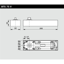 2 dorma bts 80 dorma bts 75 v floor springs universal application, individual functions and assured quality whether standard, narrow or wide, whether lh, rh, or single or double action dorma bts 80 and bts 75 v door springs are designed for all types of door. Dorma Floor Hinge Bts 75v En1 4 Ho 150 Kg Body Only Shopee Indonesia