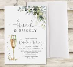 Celebrate your bridal shower with these whimsical and classy invitations! Brunch And Bubbly Bridal Shower Ideas Pop Fizz Sparkle And Shine Colleen Michele