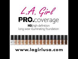 Pro Coverage Illuminating Foundation L A Girl Cosmetics