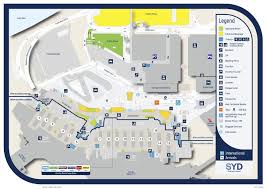 Sydney Airport Map Arrivals Airport Map Sydney Airport Map