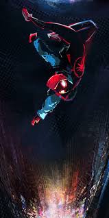 Coleção de burn book • última atualização há 1 dia. Spiderman Miles Morales Falling Iphone Wallpaper Marvel Comics Wallpaper Amazing Spiderman Marvel Spiderman